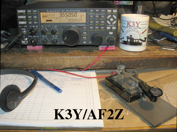 Elecraft K3 & Junker Straight Key